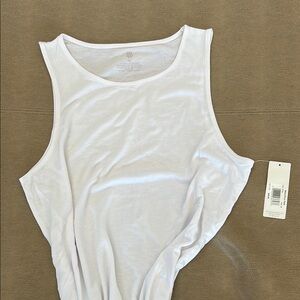 White Sleeveless Top